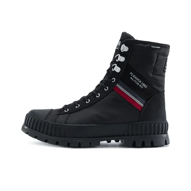 Palladium Pallashock Tact Short Martin Boot Unisex Black-0