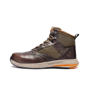 Timberland Pro Men's Drivetrain Mid Safety Boots 'Brown'