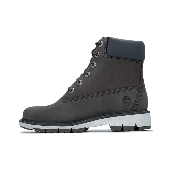 Timberland Lucia Way 6 Inch Waterproof Boots 'Medium Grey Nubuck' Women's-0