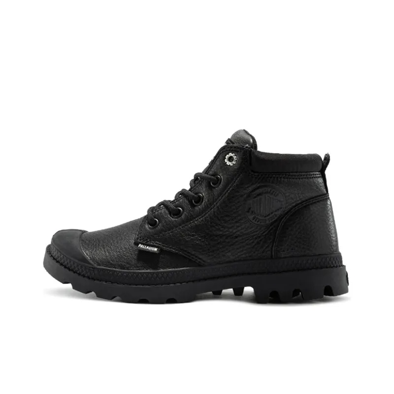 Palladium Pampa Martin Boots Women's High Top Black-0