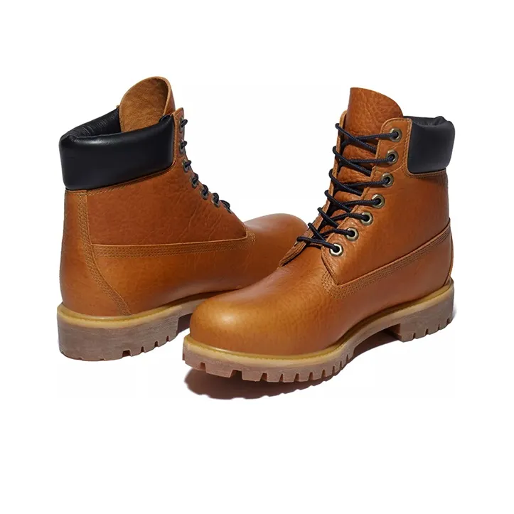 Timberland 6" Premium Boot Waterproof Wheat Full Grain Leather-4