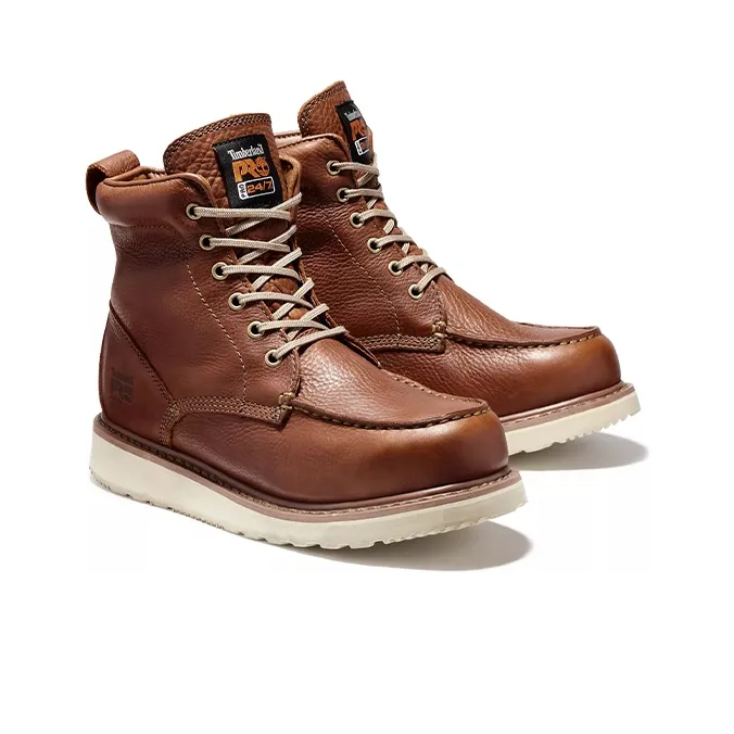 Timberland Wedge 6 Inch Work Boots 'Brown'-2