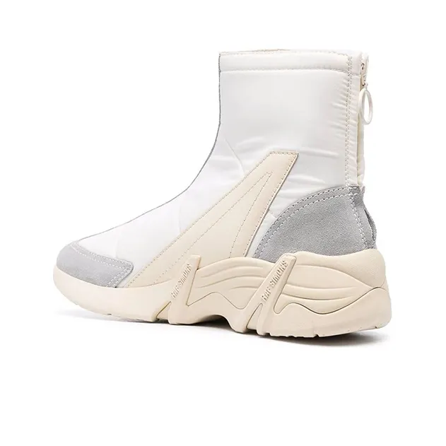 RAF SIMONS Ankle Boots Men's Gray White-3