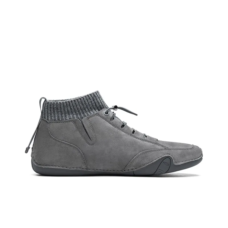 Jeep Martin Boots Men High Top Gray-1