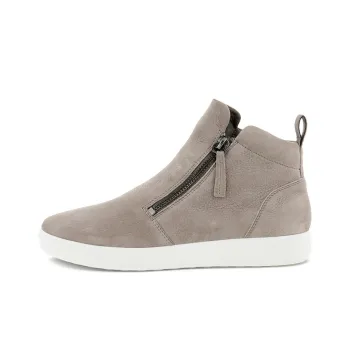 Ecco Soft 7 Slip Resistant Coverage Ankle Boots Women's Warm Gray
