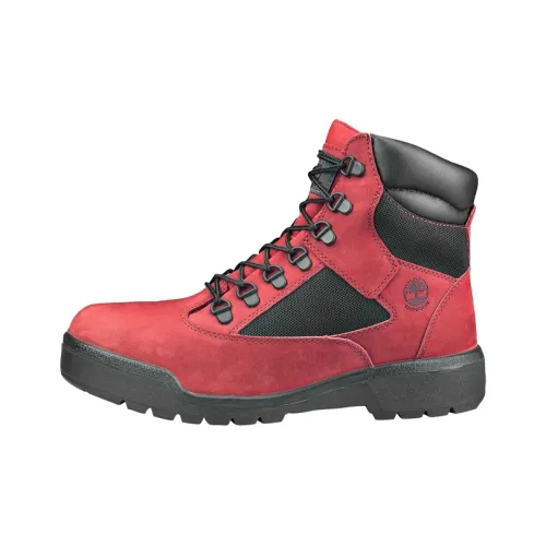 Timberland 6' Field Boot Red Black