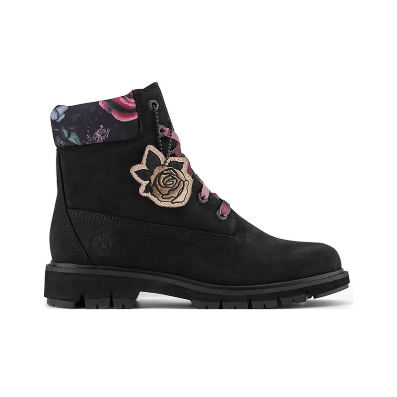 Timberland Lucia Way 6 Inch Charm Waterproof Boot 'Black Nubuck' Women's-1