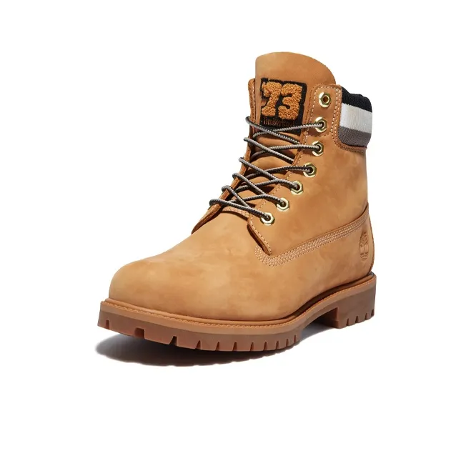 Timberland Heritage 6 Inch Waterproof Boot 'Wheat Nubuck With Black'-2