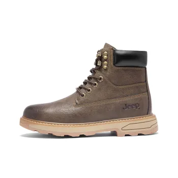 Jeep Martin Boots Men Khaki