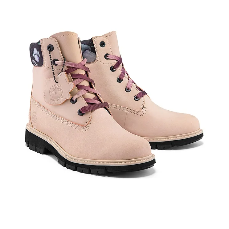 Timberland Lucia Way 6 Inch Charm Waterproof Boot 'Light Pink Nubuck' Women's-3
