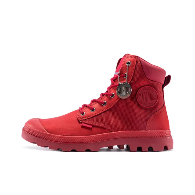 Palladium Pampa Martin Boots Unisex Red-0