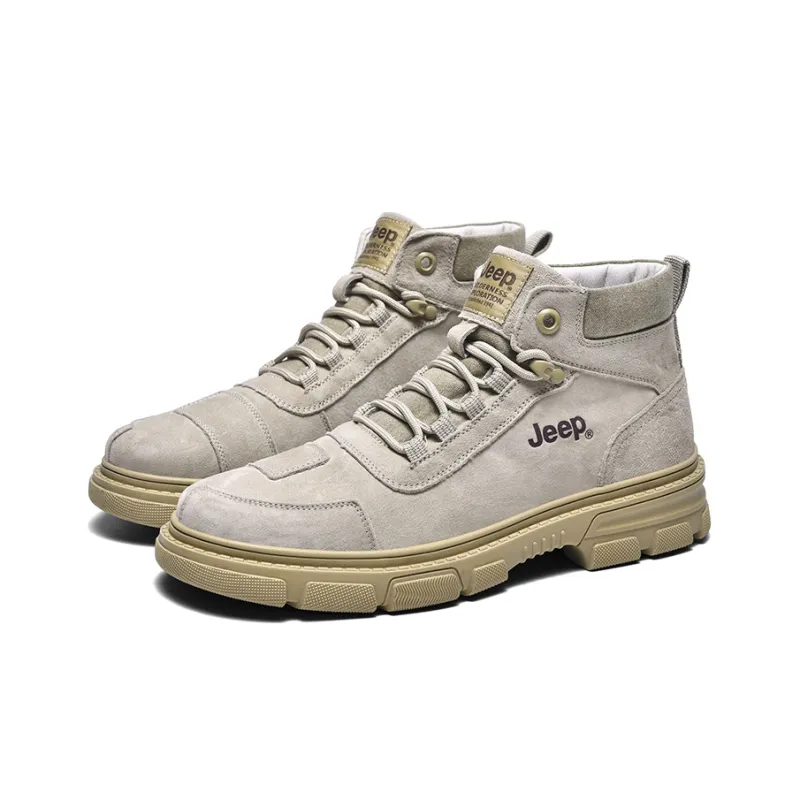 Jeep Martin Boots Men Sand-2