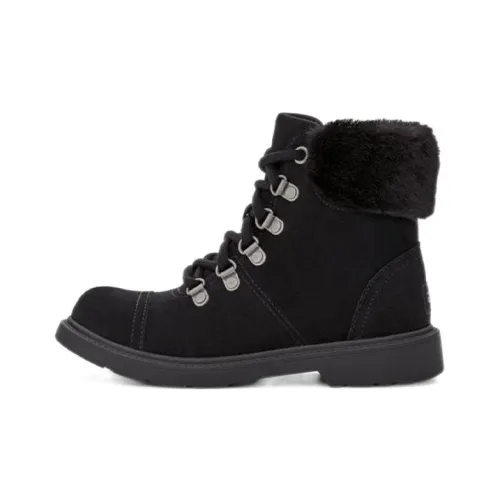 UGG Kids Shearling-lined Lace-up Boots