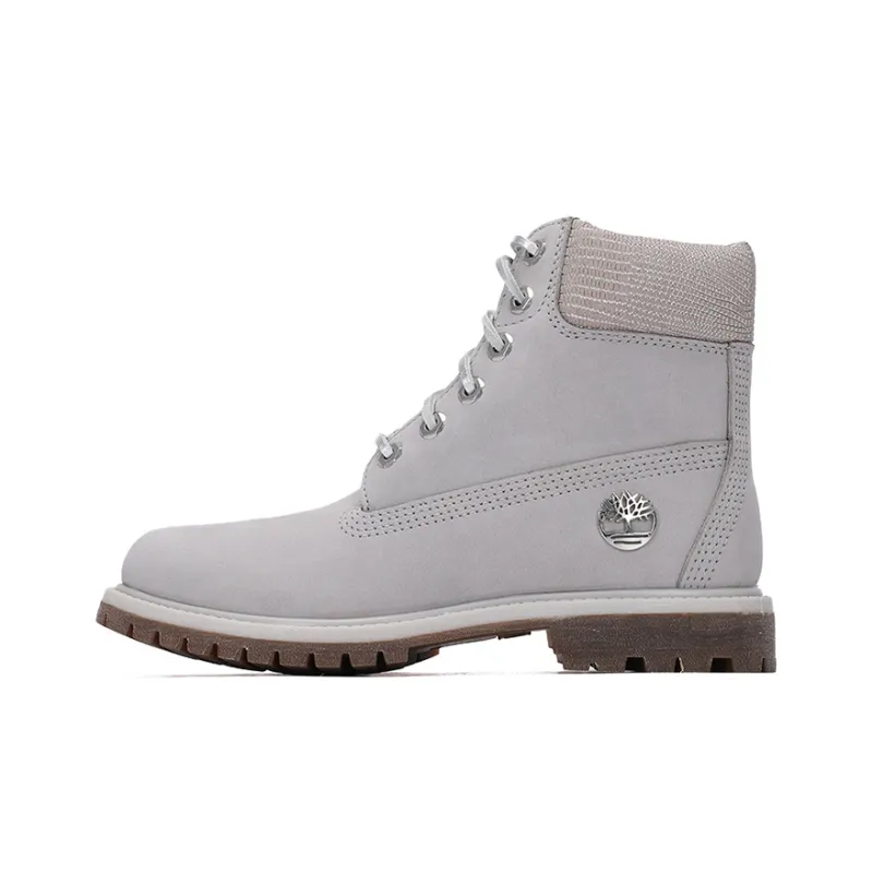 Timberland Classic 6 Inch Premium 'Light Grey' Women's-0