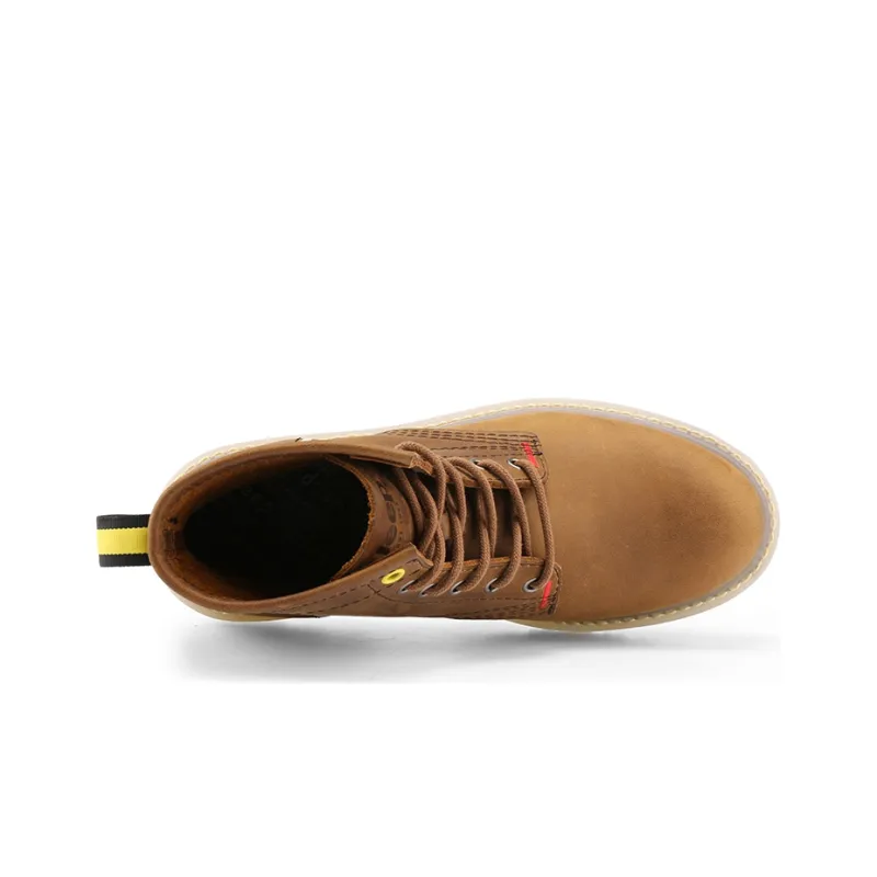 Jeep Martin Boots Men Yellow Brown-3