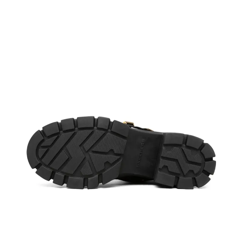 Skechers Top Notch Martin Boots Women's High Top Black/Gold-5