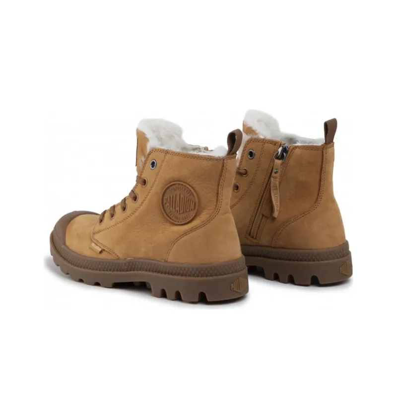 Palladium Pampa Martin Boots Women's Brown-2