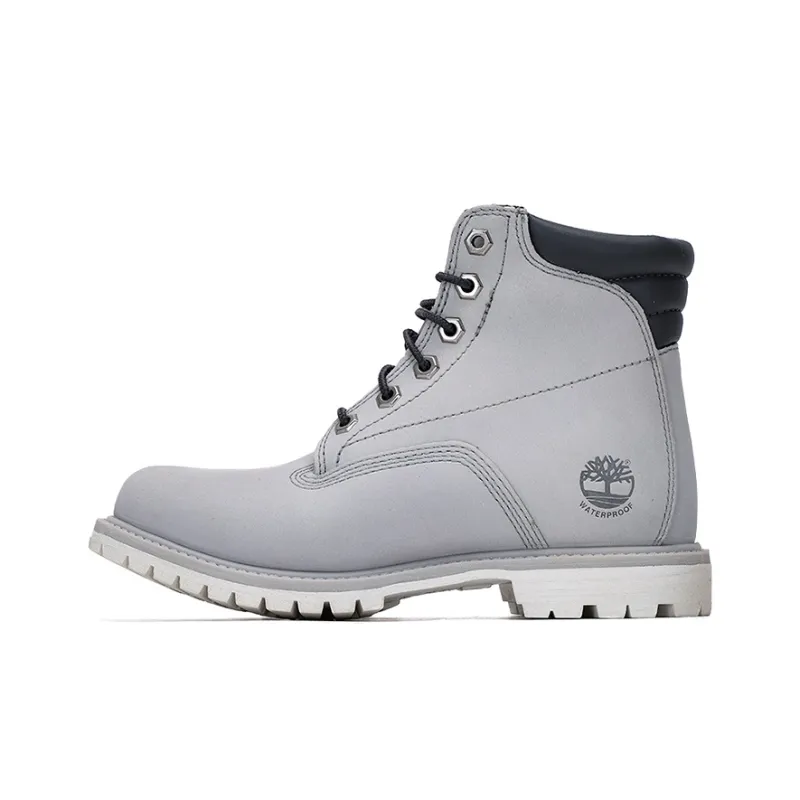 Timberland Waterville 6 Inch Waterproof Boots 'Light Grey' Women's-0