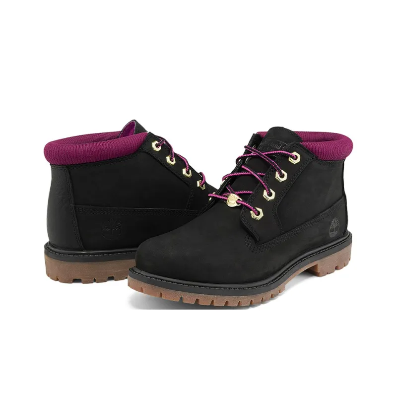Timberland Nellie Chukka Waterproof Boot 'Black Pink' Women's-4