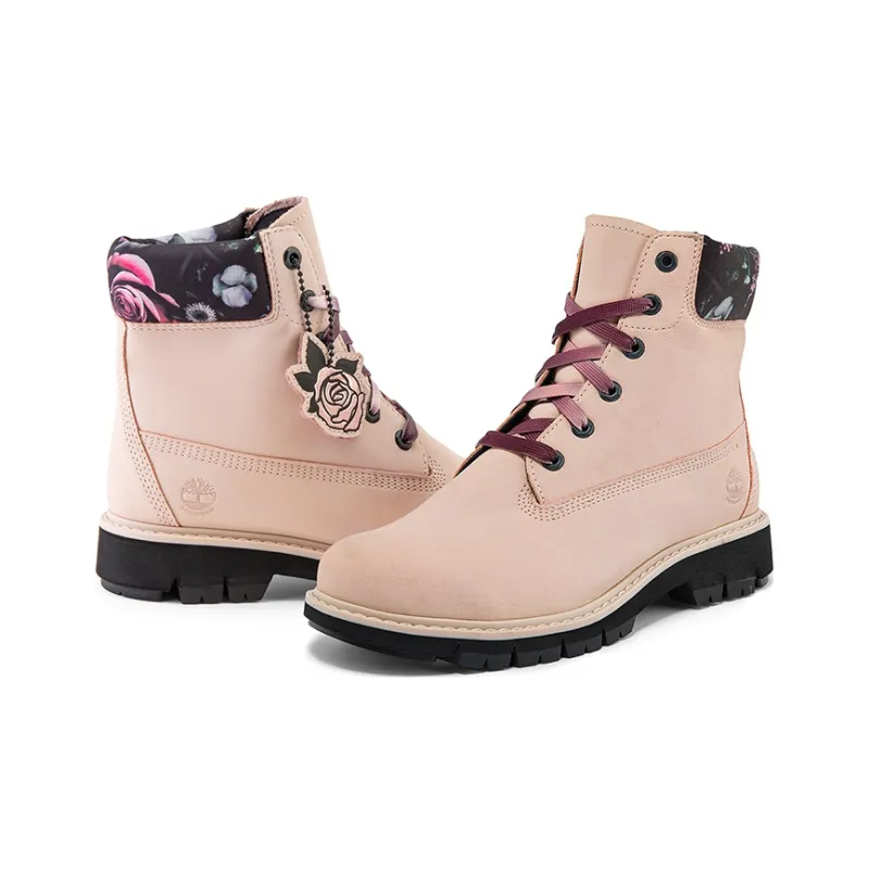 Timberland Lucia Way 6 Inch Charm Waterproof Boot 'Light Pink Nubuck' Women's-4