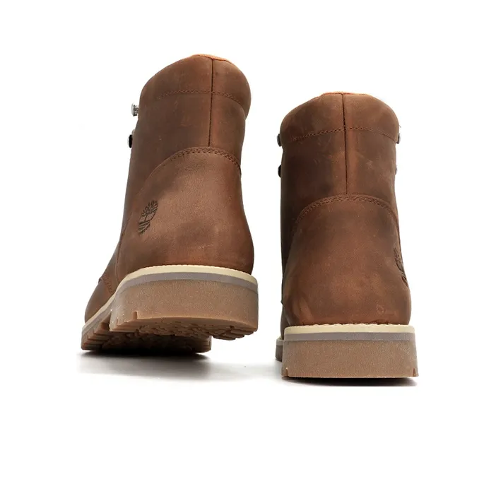 Timberland Redwood Falls Waterproof Moc Toe Boots 'Rust Nubuck'-3