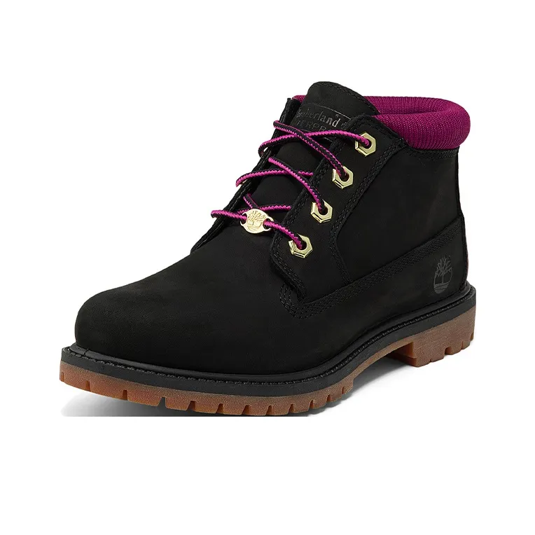 Timberland Nellie Chukka Waterproof Boot 'Black Pink' Women's-2