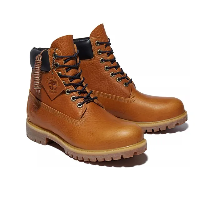Timberland 6" Premium Boot Waterproof Wheat Full Grain Leather-3