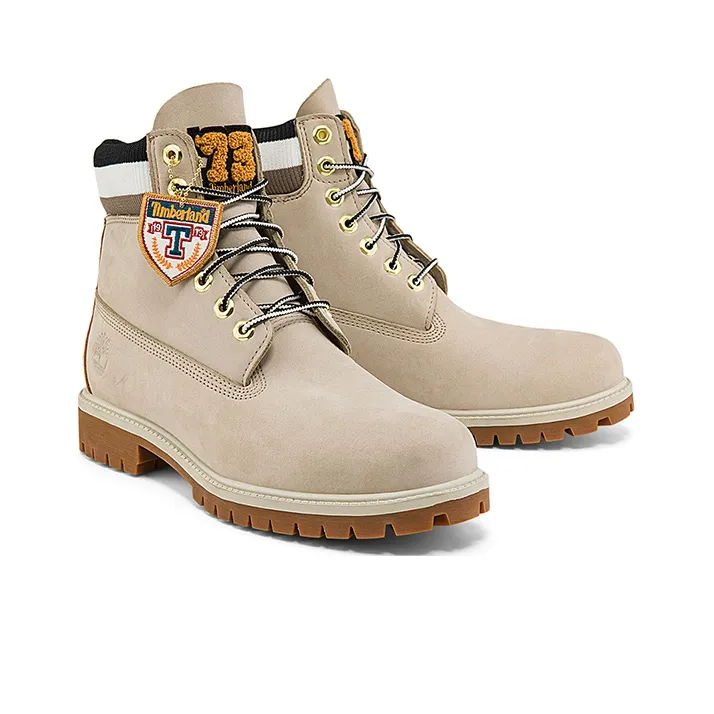 Timberland 6 Inch Heritage Cupsole Boots 'Beige Nubuck With Black'-3