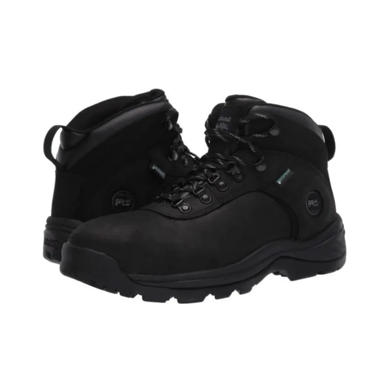 Timberland White Ledge Ankle-Length Martin Boot Men's Black-1