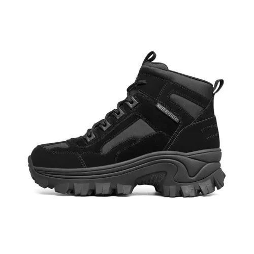 Skechers Street Blox Martin Boots Women's Black