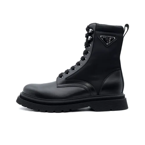 PRADA Martin Boots Men Black