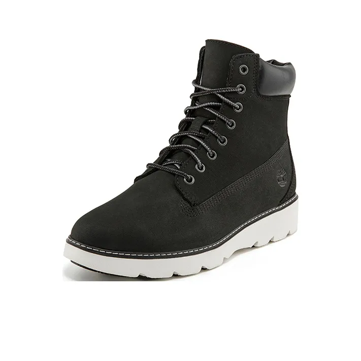 Timberland Keely Field 6 Inch Wide Fit Hiking Boots 'Black Nubuck' Women's-2