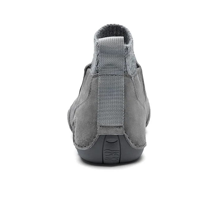 Jeep Martin Boots Men High Top Gray-4