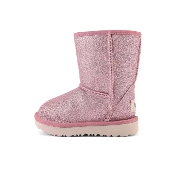 UGG CLASSIC SHORT Crew Snow Boots Pink Teenagers