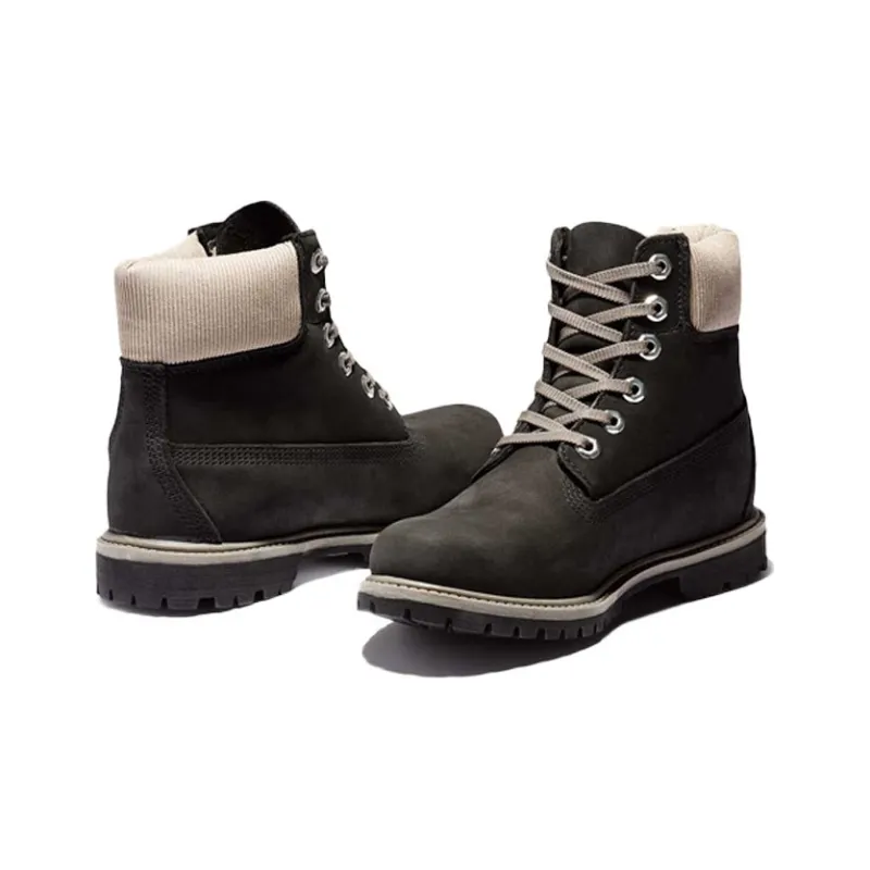 Timberland Premium 6 Inch Waterproof Boot 'Black Nubuck' Women's-3