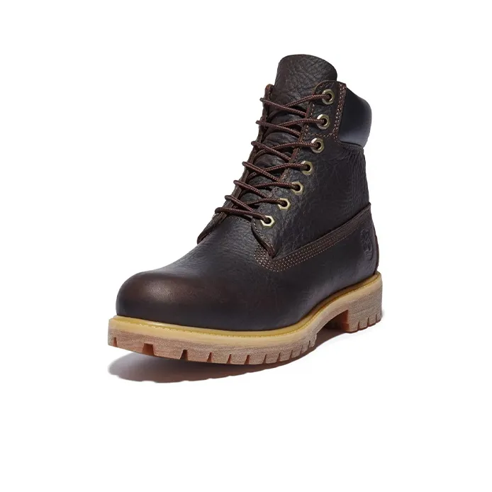 Timberland 6' Premium Boot Waterproof Dark Brown Full Grain Leather-2
