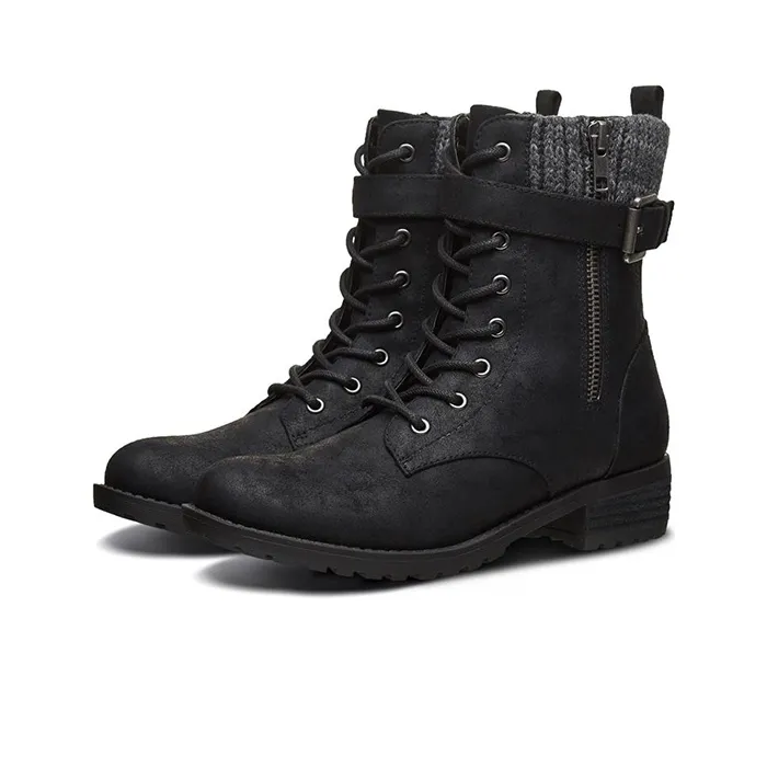 Skechers Martin Boots Women's High Top Black-2