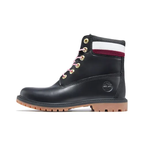 Timberland Martin Boots Women's Black/Pink