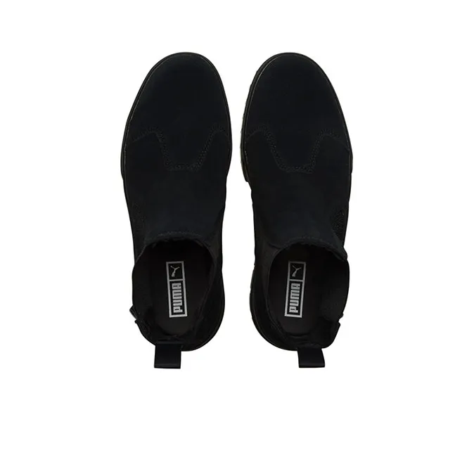 PUMA Mayze Chelsea Suede 'Triple Black' Women's-3