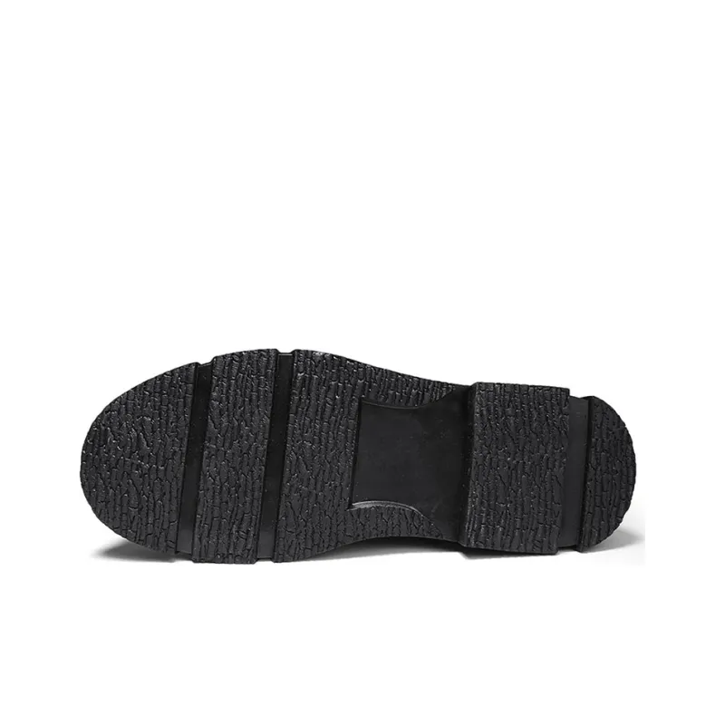 Jeep Martin Boots Men Black/Khaki-4
