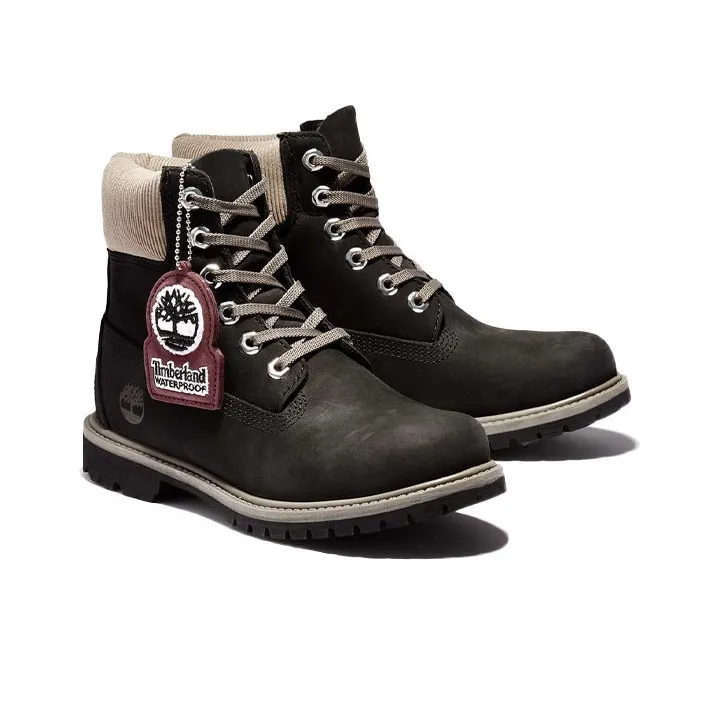 Timberland Premium 6 Inch Waterproof Boot 'Black Nubuck' Women's-2