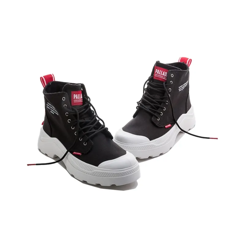 Palladium Pallakix Hi Dare Safe Comfortable Ankle Length Martin Boot Unisex Black-3