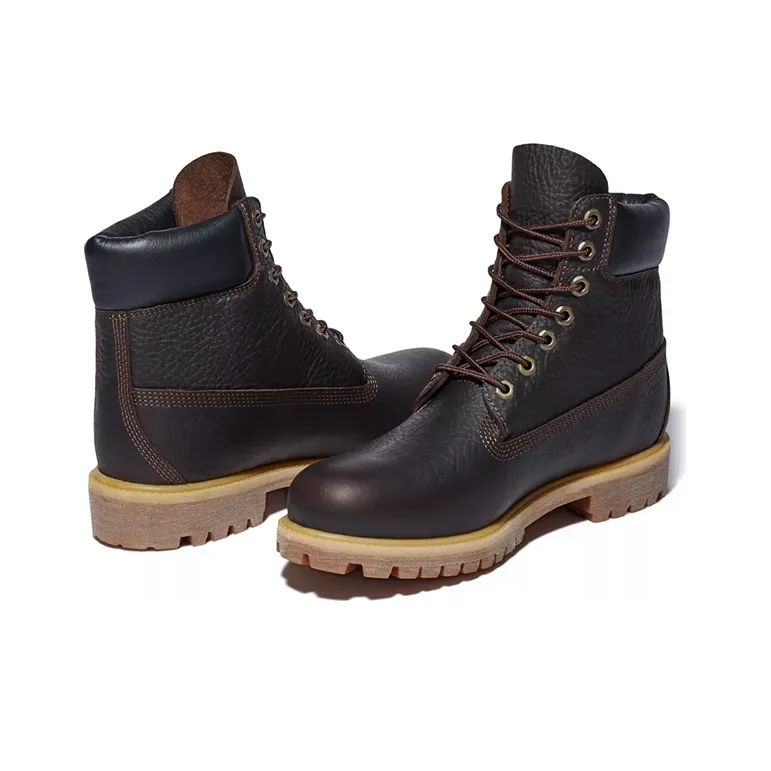 Timberland 6' Premium Boot Waterproof Dark Brown Full Grain Leather-4