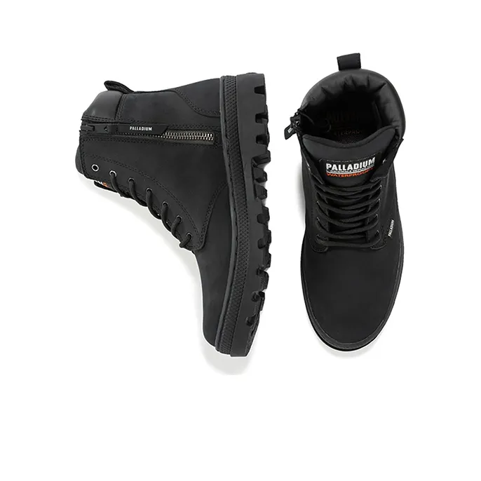 Palladium Martin Boots Women's High Top Black-3