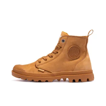 Palladium Pampa Martin Boots Women's Amber Yellow