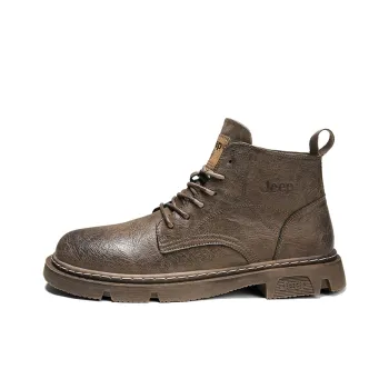 Jeep Martin Boots Men Khaki
