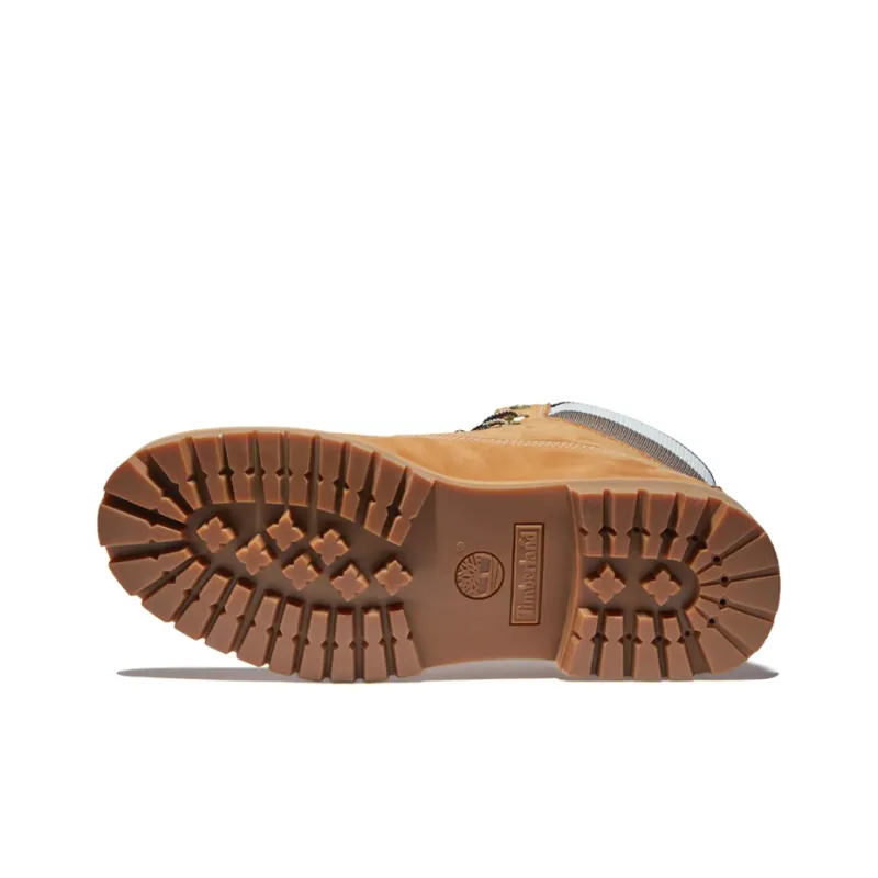 Timberland Heritage 6 Inch Waterproof Boot 'Wheat Nubuck With Black'-5