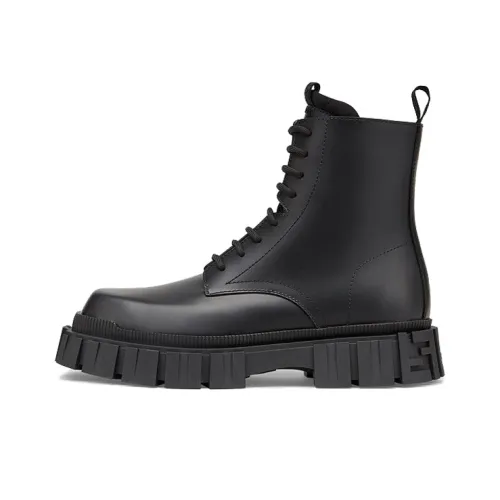 FENDI Force Martin Boots Men Black