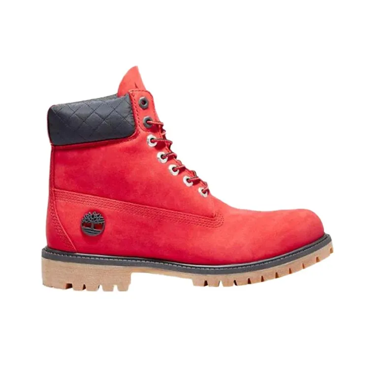 Timberland 6" Premium Boot Chicago Bulls Red-1