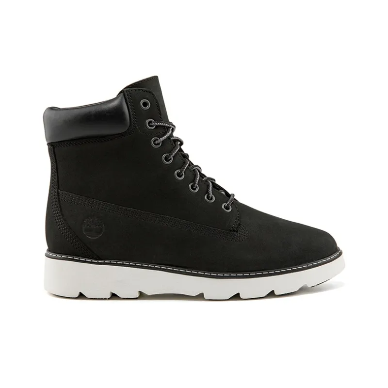 Timberland Keely Field 6 Inch Wide Fit Hiking Boots 'Black Nubuck' Women's-1